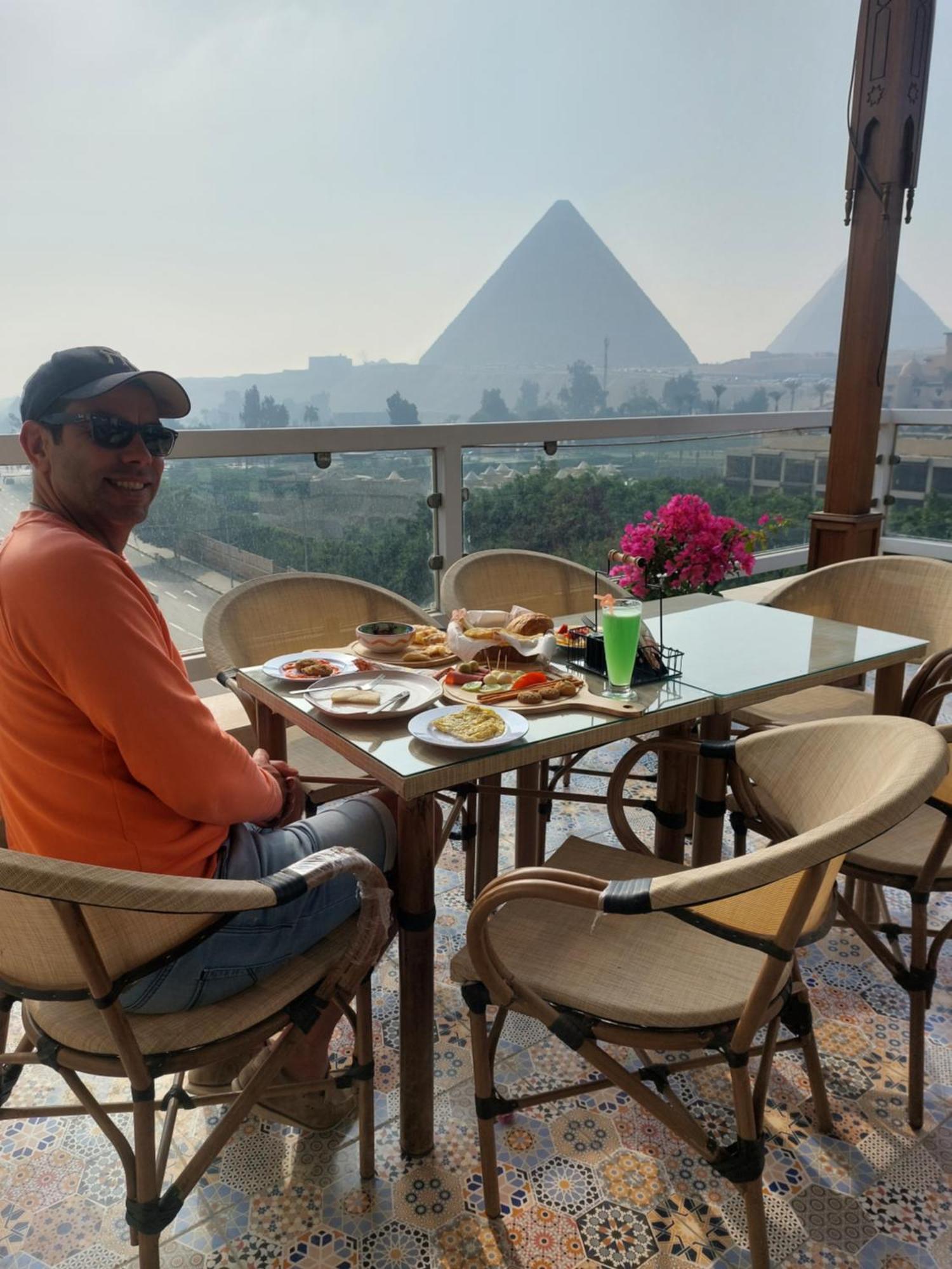 Doudou Pyramids View Hotel Kafret el-Gabal Zewnętrze zdjęcie