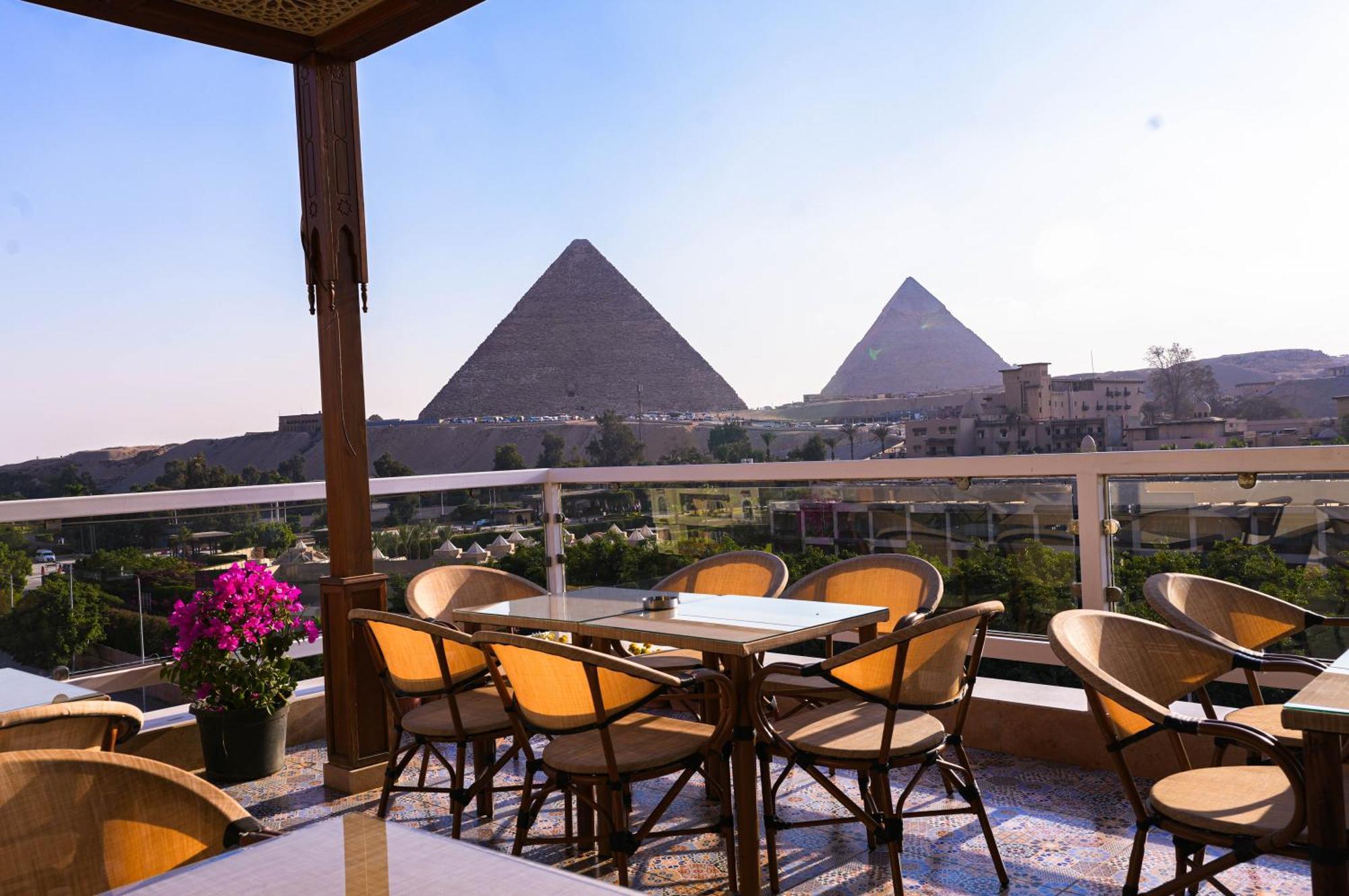 Doudou Pyramids View Hotel Kafret el-Gabal Zewnętrze zdjęcie