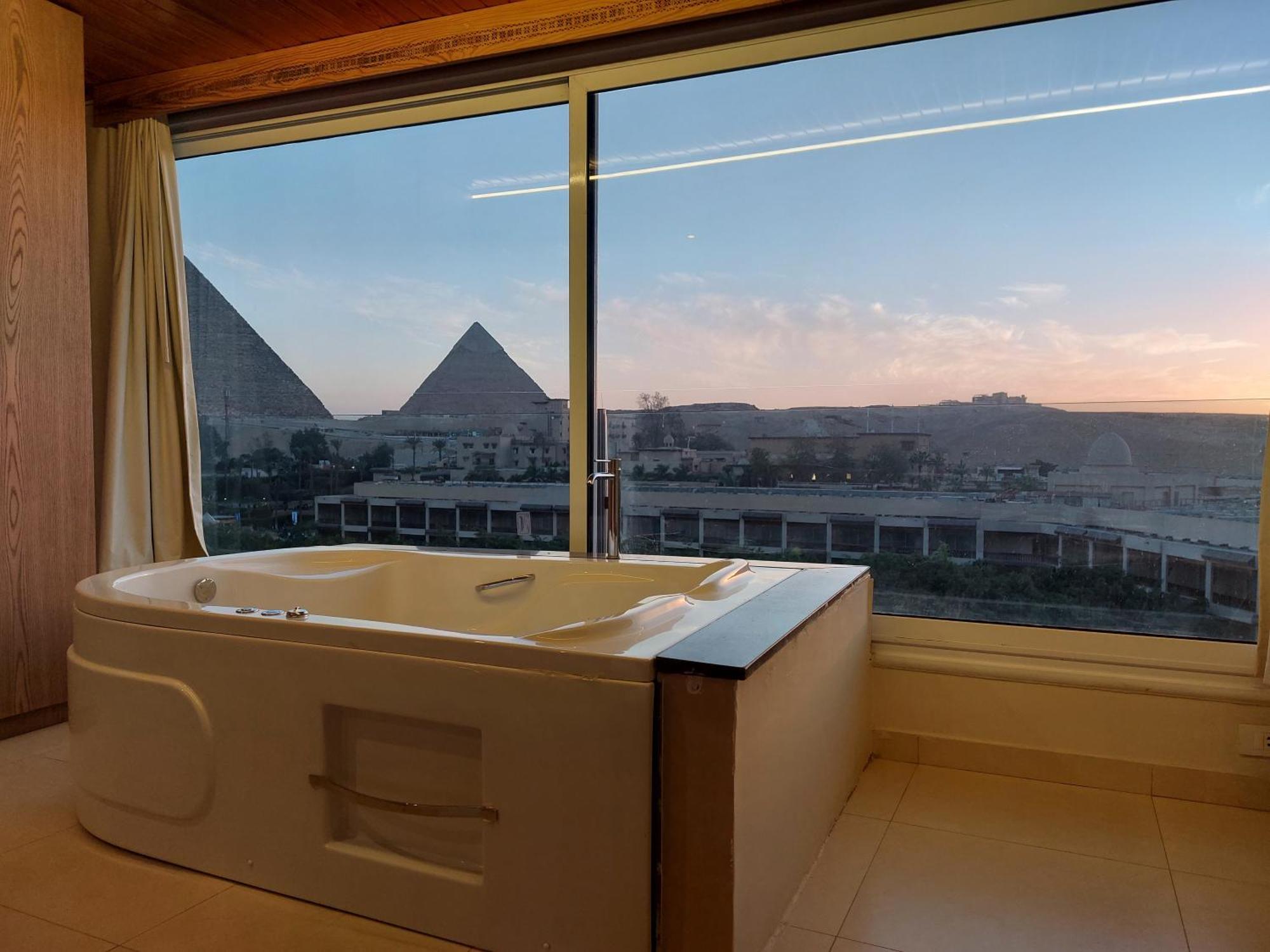 Doudou Pyramids View Hotel Kafret el-Gabal Zewnętrze zdjęcie